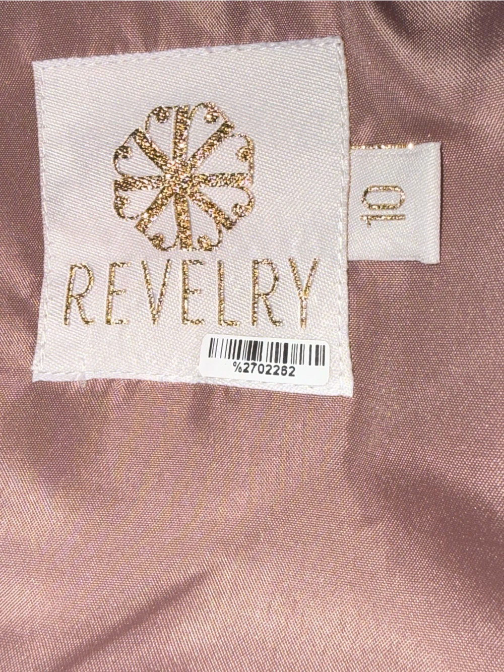 Revelry Pink One Shoulder Chiffon Bridesmaid Maxi Dress Formal Gown size 10 - Picture 6 of 9